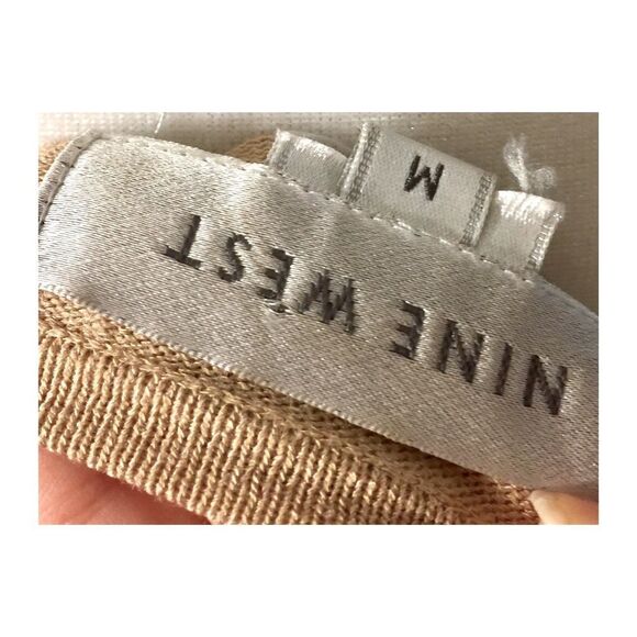 Nine West Vintage Style Tan Beaded Cardigan - Picture 4 of 4